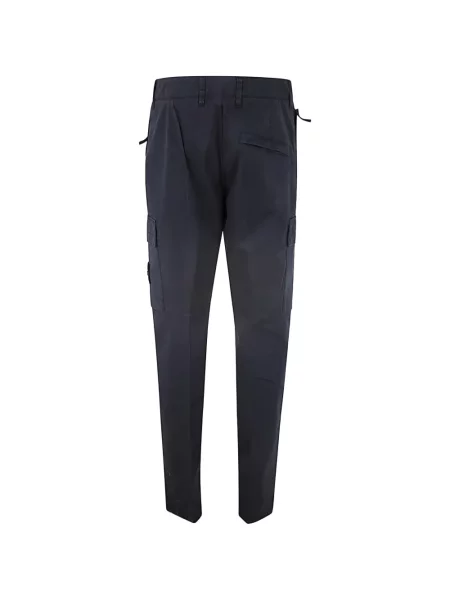 Pantaloni cargo Stone Island cu strasuri albastru