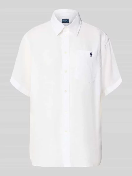 Polo Ralph Lauren koszula lniana biała