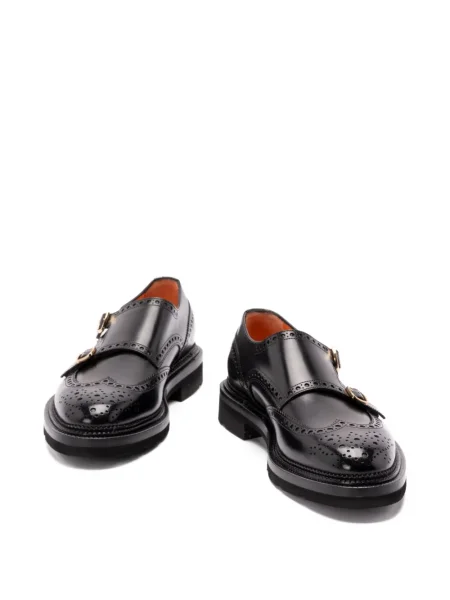 Brogues Santoni din piele negru
