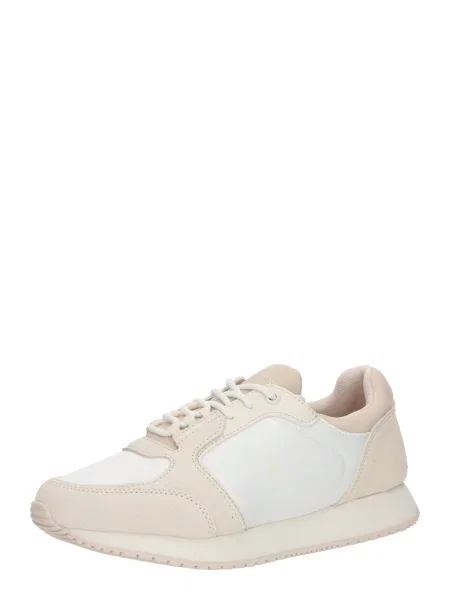 Calvin Klein Jeans Sneakers Runner Laceup Low Mg Media Écru alb