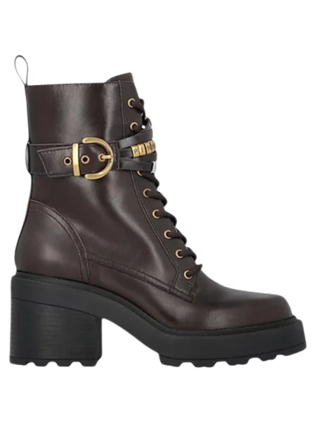 Pantofi Pinko din piele maro