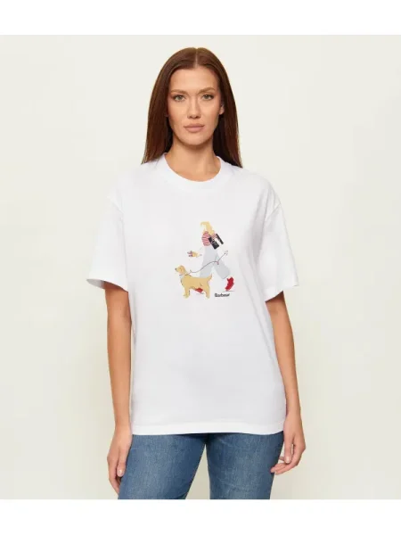 Barbour Tricou Derwent alb