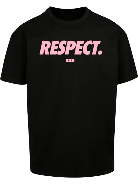 MT Upscale Tricou Home Respect roz negru
