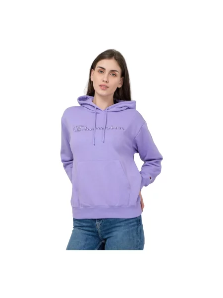 Bluza Champion z logo fioletowa