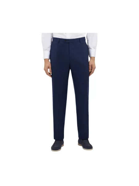Spodnie Brooks Brothers wełniane niebieskie