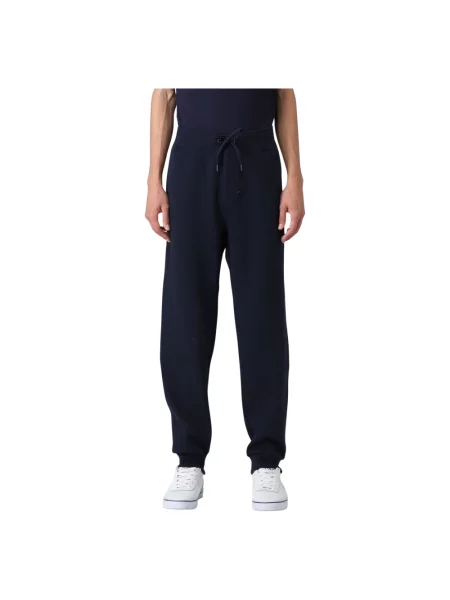 Dzianinowe joggery Polo Ralph Lauren niebieskie