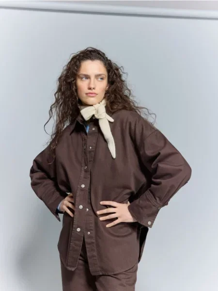 Рубашка Reserved серая