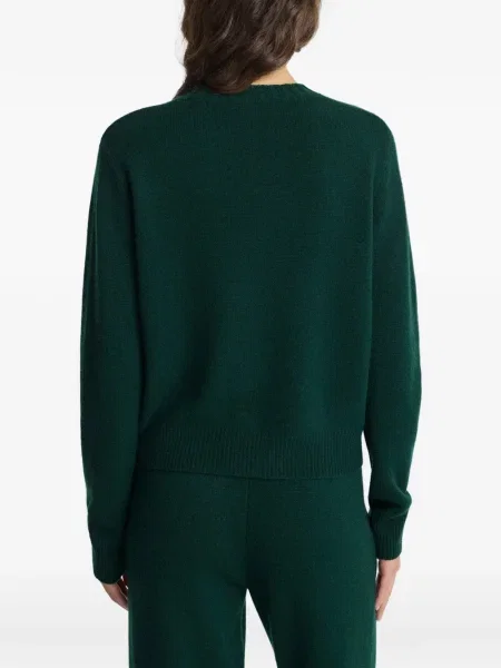 Pulover Sporty & Rich din cașmir verde
