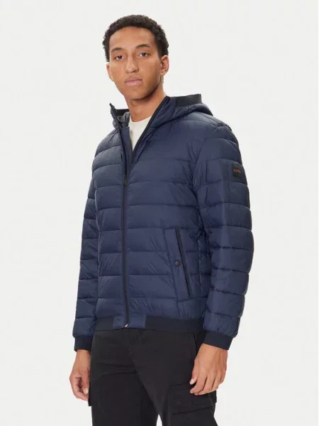 BOSS Prehodna jakna Odenis Mornarsko modra