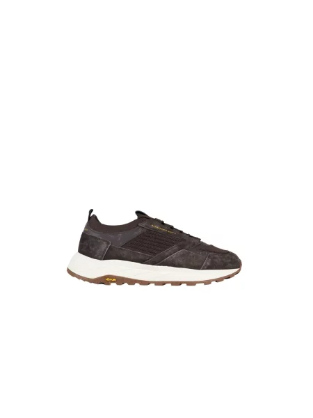 Sneakersy Alexander Smith skórzane brązowe