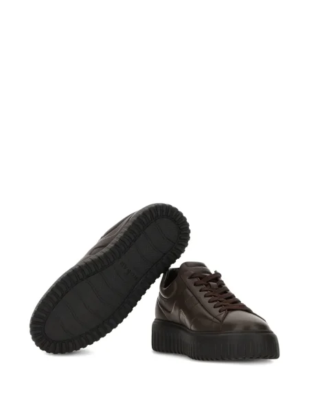 Sneakerși Hogan cu dungi maro