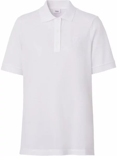 Polo Burberry alb