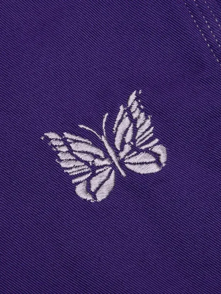 Keprové kalhoty Needles fialové