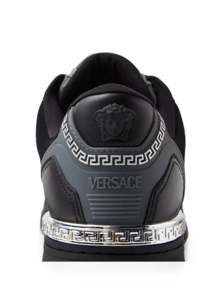 Sneakerși Versace din piele negru