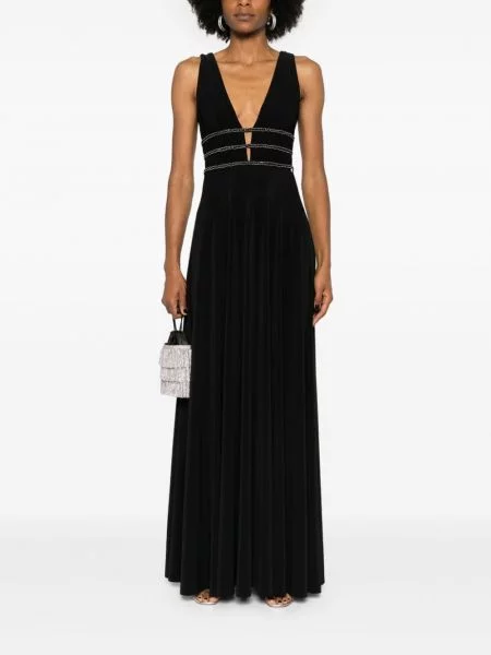 Rochie maxi Nissa de costum negru