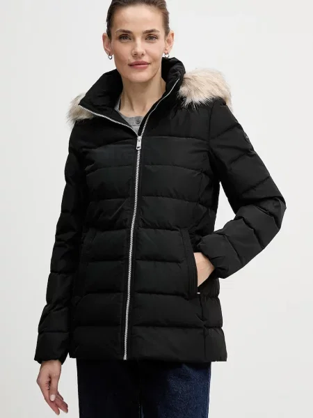 Tommy Hilfiger kurtka puchowa zimowa czarny