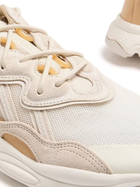 Sneakerși Adidas Ozweego cu șireturi din dantelă alergare verde