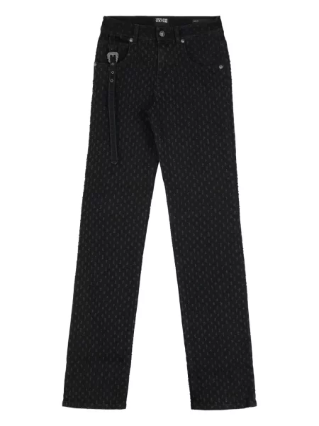 Παντελόνι Versace Jeans Couture μαύρο