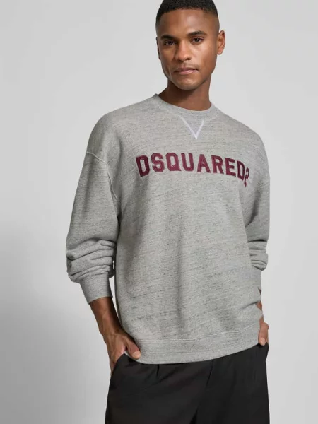 Bluza Dsquared2 z logo szara