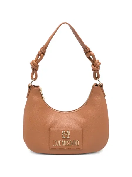 Geantă de mână Love Moschino cu bretele cu autograf