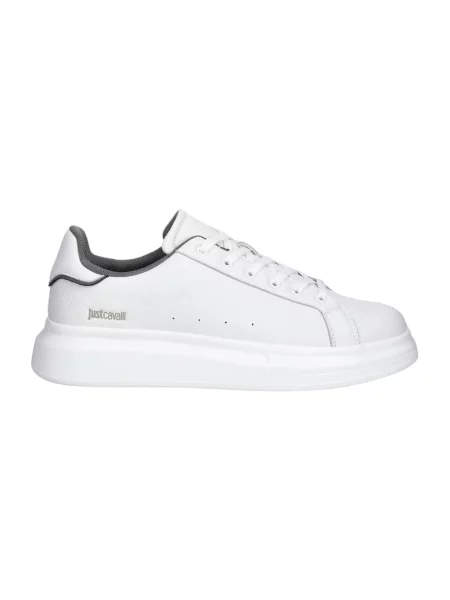 Sneakersy Just Cavalli skórzane białe