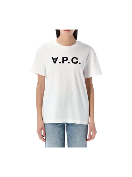 A.P.C. t-shirt t-shirt standard grand vpc GOTS biała