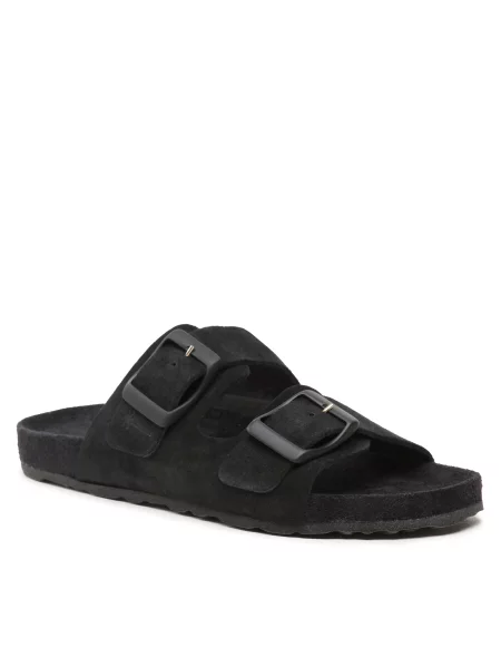 Natikači Manebi Traveler Nordic Sandals K RT Black črna