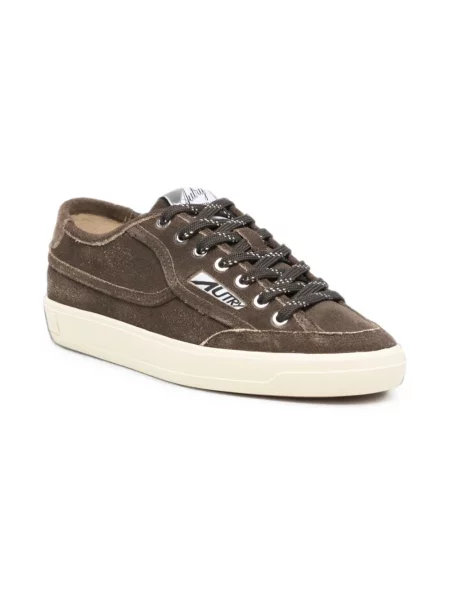 Sneakersy Autry zamszowe brązowe