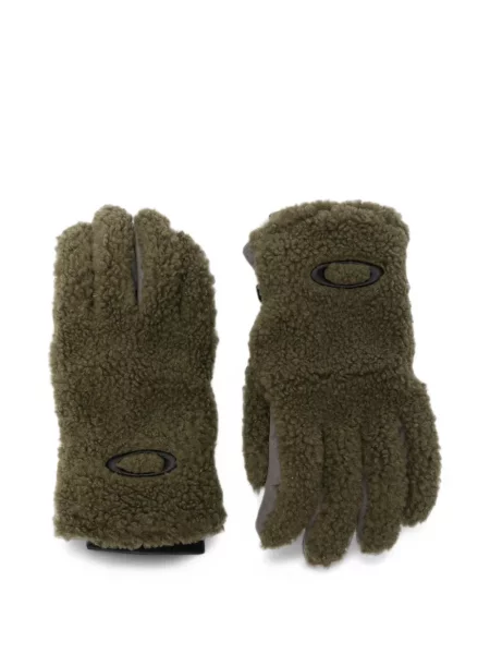 Mănuși Oakley din fleece cu autograf verde