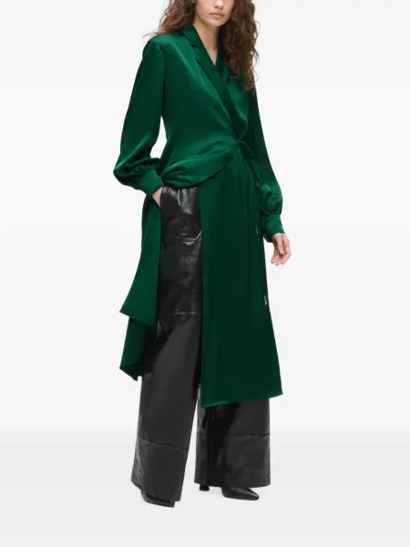 Rochie Karl Lagerfeld din satin plic verde
