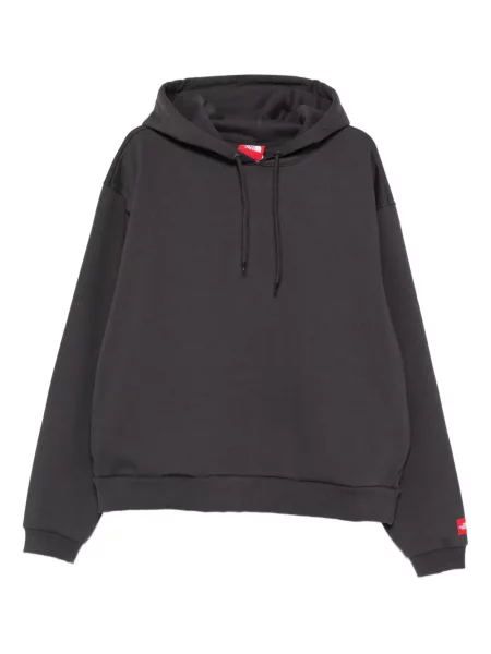 Hanorac cu glugă The North Face cu glugă gri