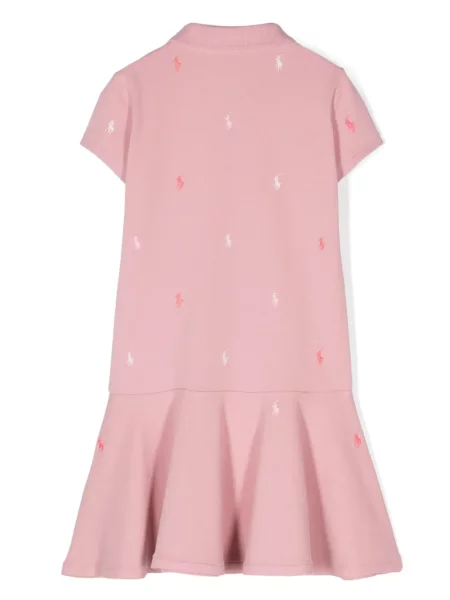 Sukienka dziecięca Polo Ralph Lauren różowa