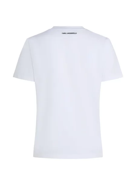 Tricou Karl Lagerfeld cu imagine alb
