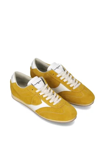 Fűzős csipkés sneaker Philippe Model Paris sárga