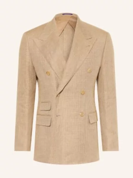 Ralph Lauren Purple Label Sako Extra Slim Fit khaki multi fialové