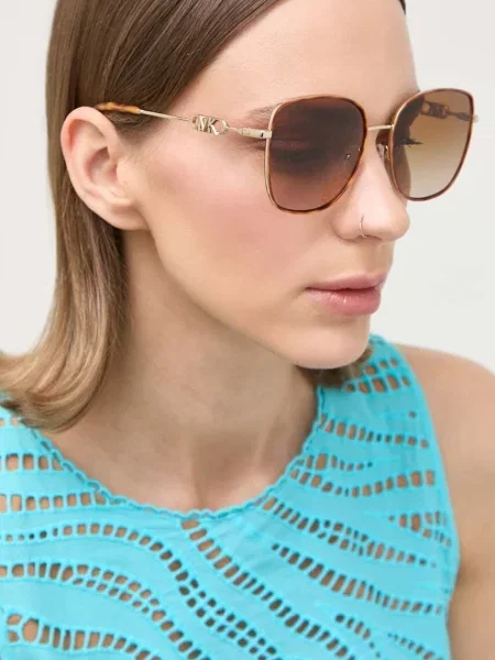 Слънчеви очила Michael Kors червено