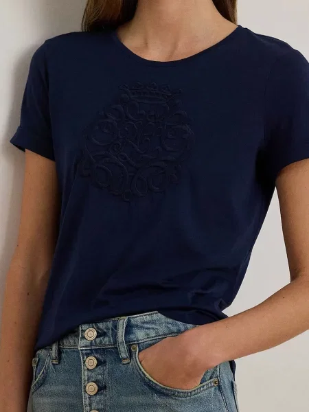 Футболка Lauren Ralph Lauren синій