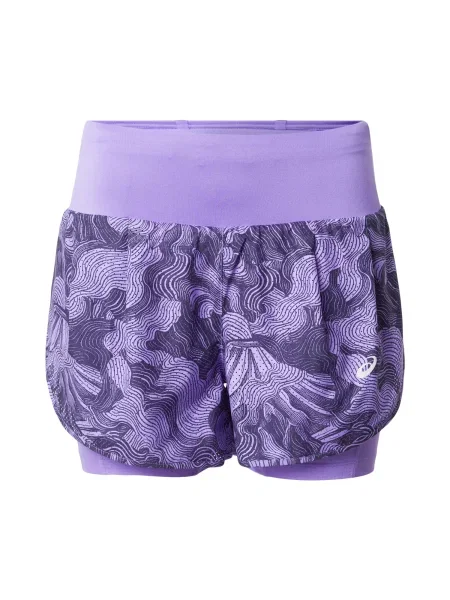 ASICS Sportnadrágok ROAD tengerészkék / világoslila lila