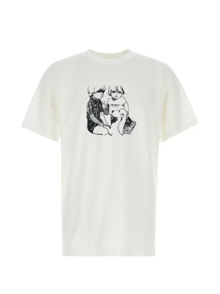 Tricou Carhartt Wip cu imagine alb