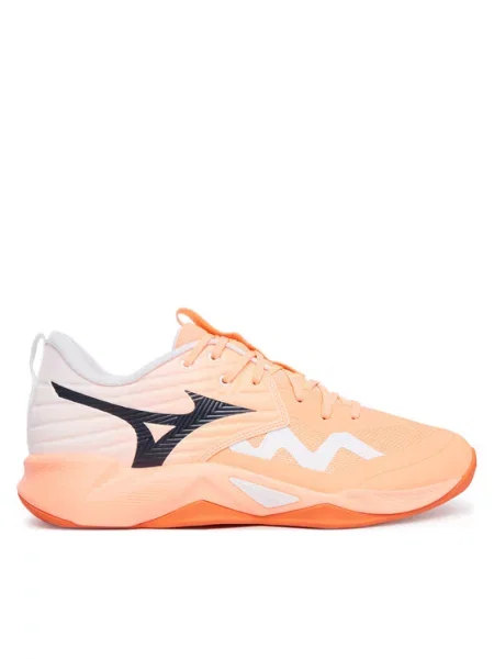 Mizuno Batai uždaroms aikštelėms Wave Momentum Pro Koralų