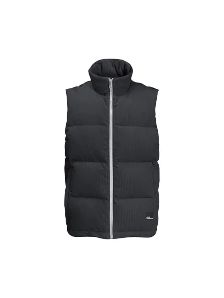 Geacă Jack Wolfskin de catifea cord negru