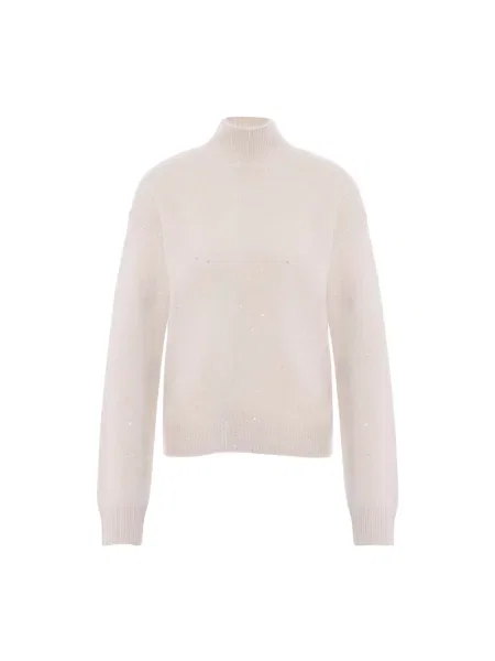 Sweter Kaos wełniany beżowy