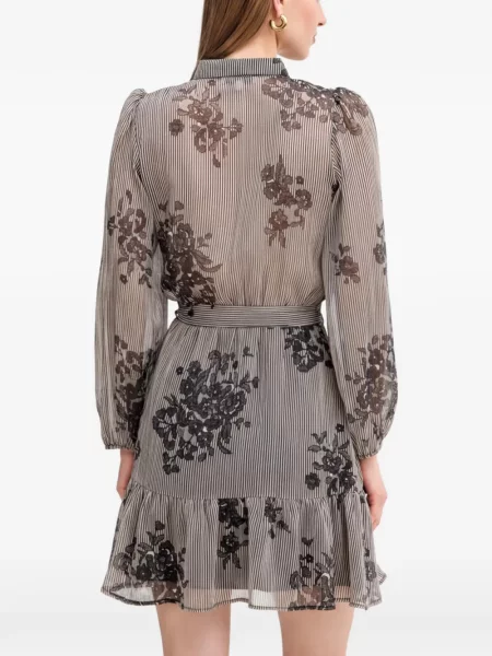Rochie mini Morgan cu dungi gri