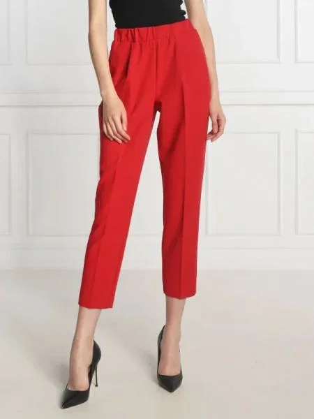 Silvian Heach Pantaloni KIKU | Straight fit roșu