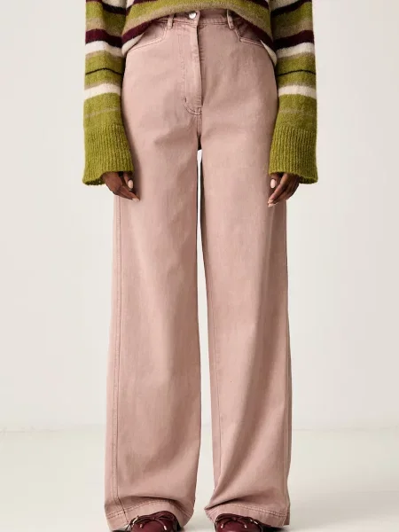 BOSS Orange blugi relaxed fit pentru femei roz