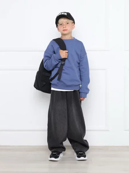 Свитшот Yuki синий