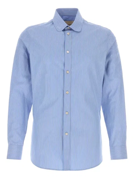Pruhovaná košile Valentino Garavani modrá