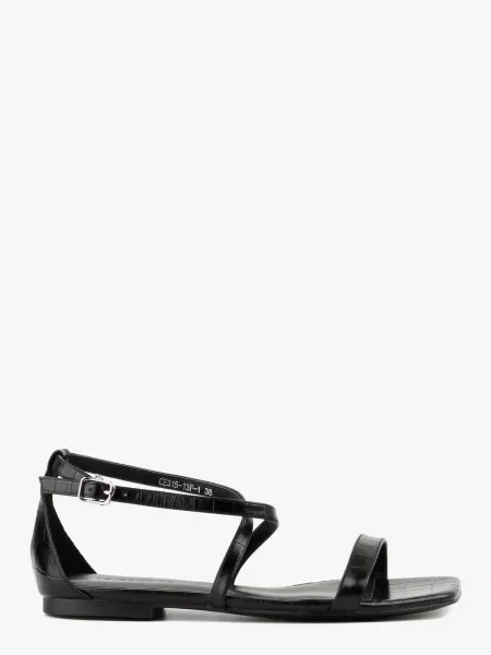 Шкіряні Сандалії LeBERDES чорний