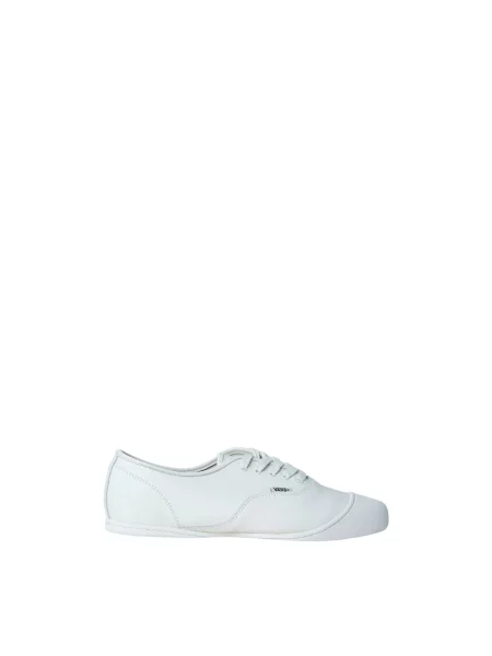 Sneakersy Vans Authentic skórzane białe
