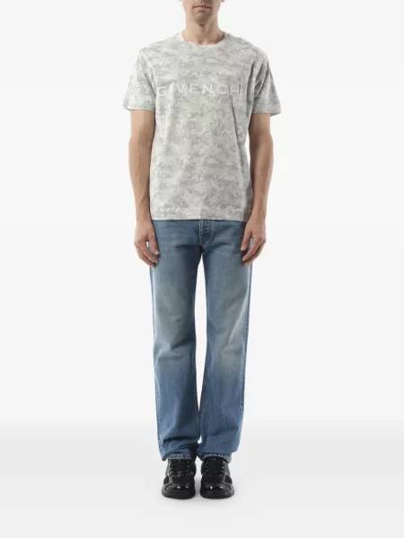 Tricou Givenchy cu imagine gri